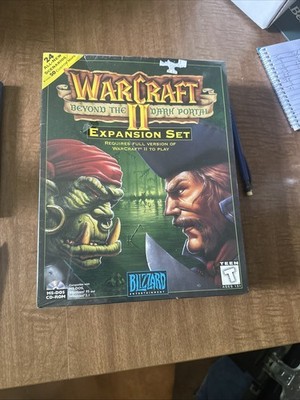 Warcraft II Beyond The Dark Portal Big Box Blizzard CD-ROM PC 1996 Sealed NIB