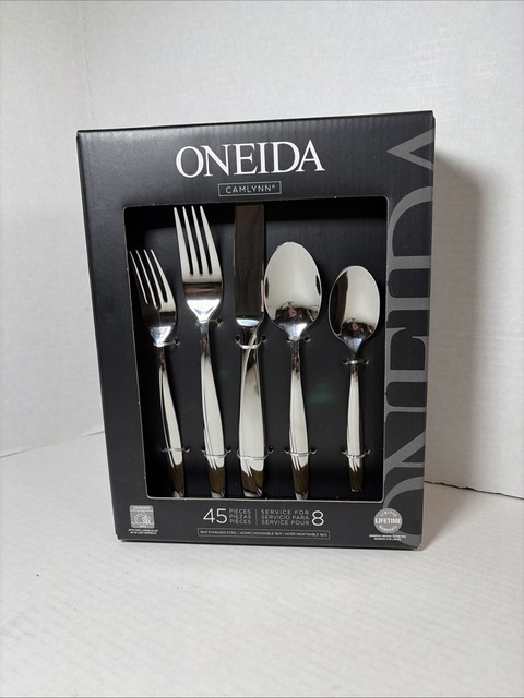Oneida Camlynn Mirror 45-Piece Flatware Set