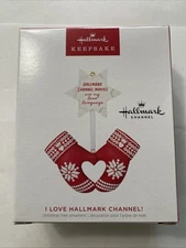 2023 Hallmark I Love Hallmark Channel Mittens Keepsake Christmas Ornament NEW