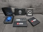 LEGO Star Wars May 4th Coin Collection & Keychain & display (NEW).
