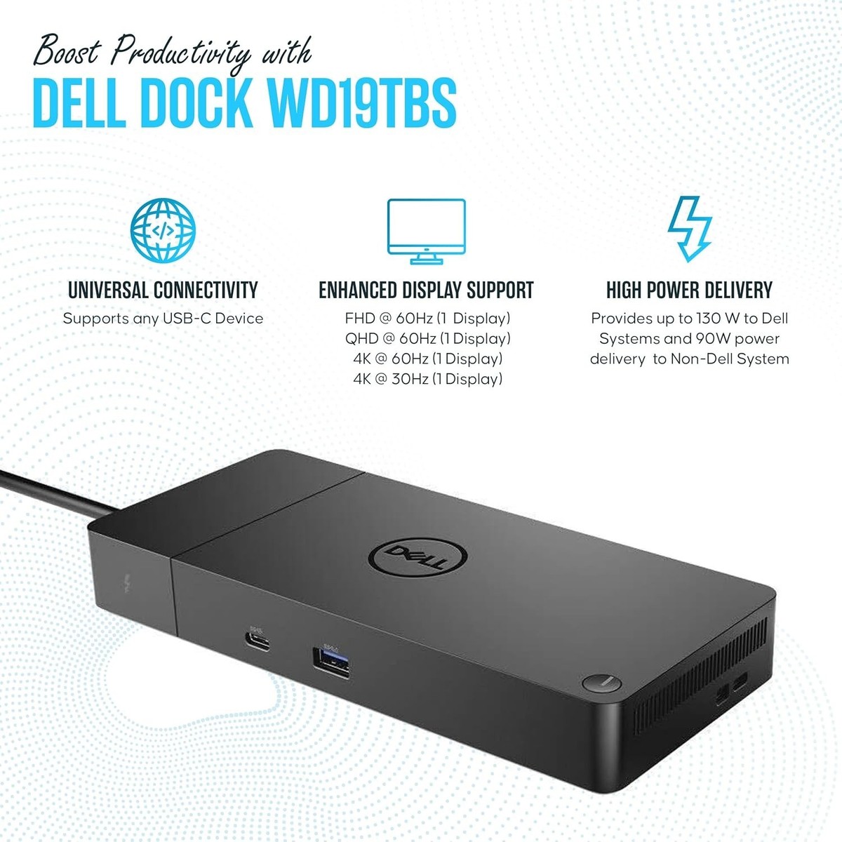 Dell WD19TBS Thunderbolt Docking Station for sale online | eBay