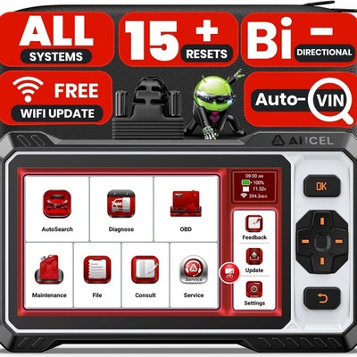 2026 ANCEL FX6100 KFZ Diagnosegerät ALL SYSTEM 15 Services TPMS DPF AdBlue EPB