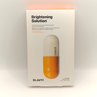Dr. Jart+ Dermask Brightening Solution Sheet Mask 5 Pack New Sealed