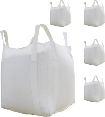 FIBC Bulk Bag - 2650 lbs Capacity, 39x39x39 inches, Polypropylene (PP), Open Top