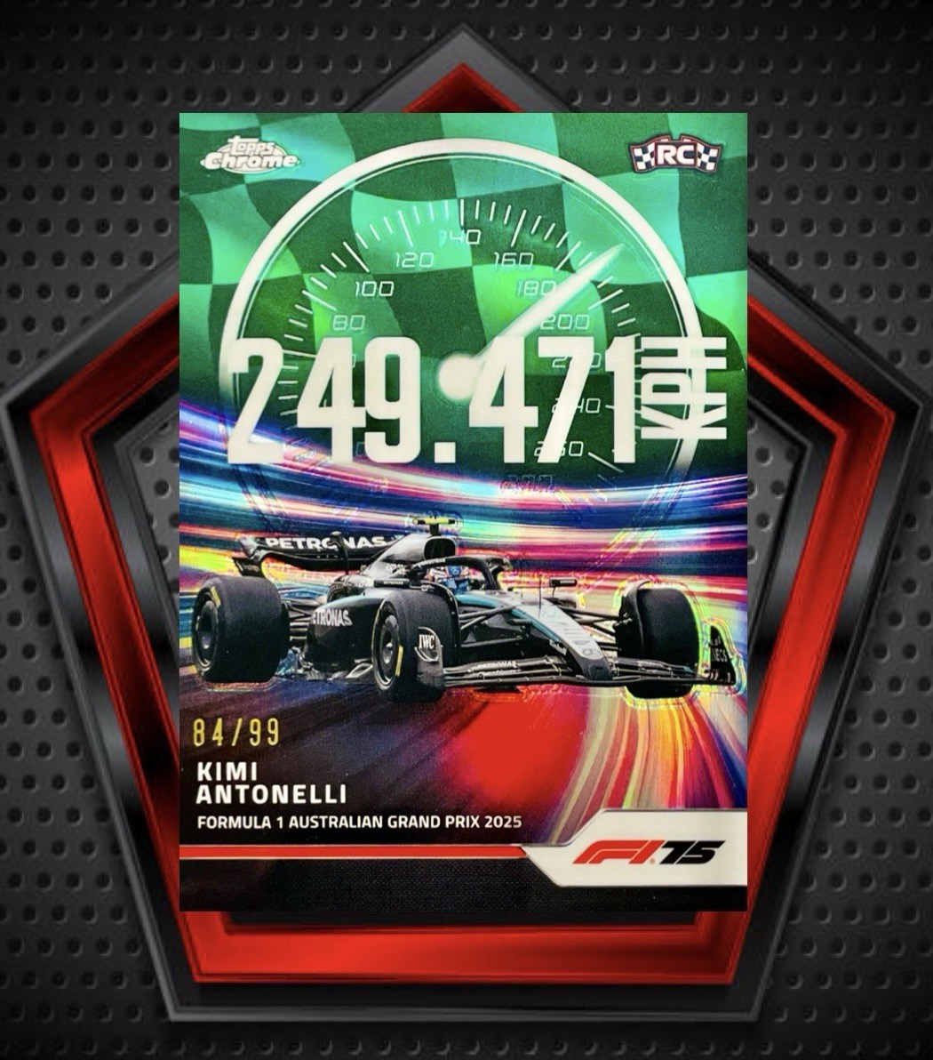 Kimi Antonelli RC *84/99* 2025 Topps Chrome Formula 1 Top Speed