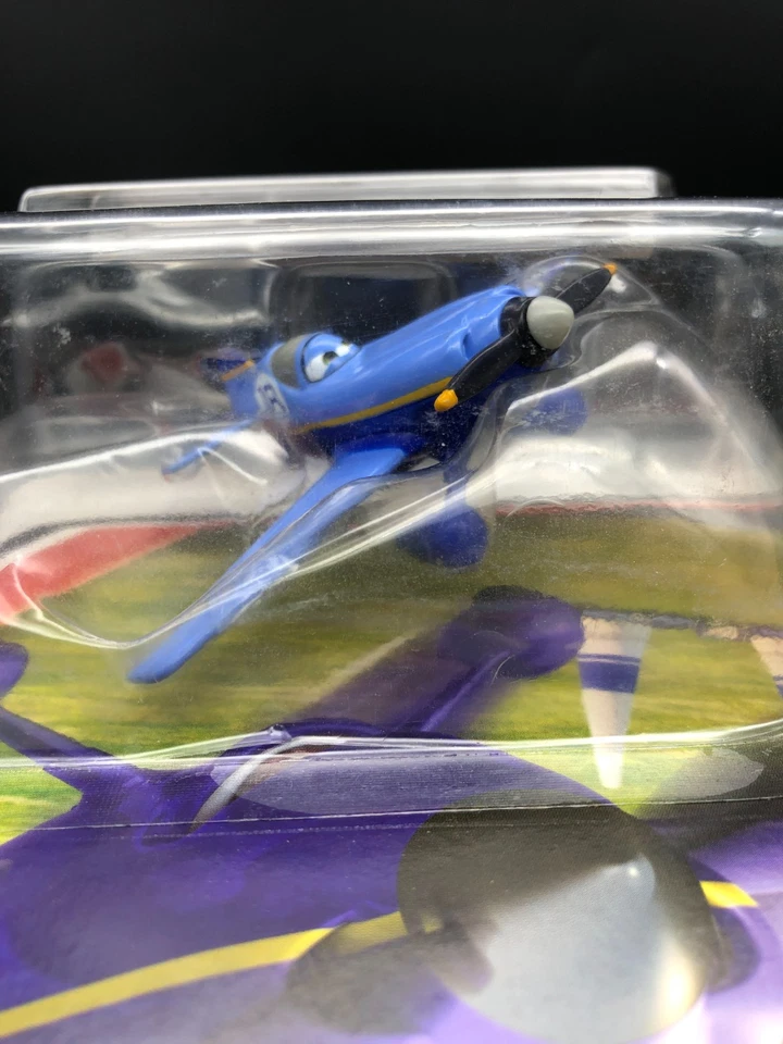 Disney Pixar Planes Jackson 18 Nebraska Trails Blue Racer WAG 1:55 utilería 2015 Foto 3 de 4