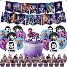 Morgan Wallen Birthday Party Supplies Balloons Banner Cupcakes Topper Decoration