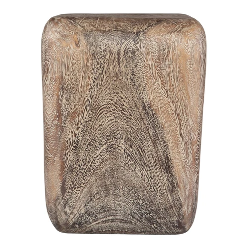 Uttermost Loophole Bleached Wash Accent Stool - Picture 5 of 6