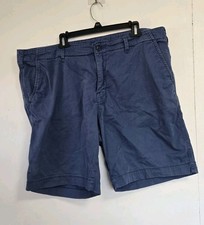 Pantaloncini chino uomo marca Lucky taglia 40 blu cotone classico ufficio