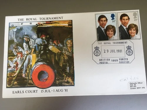 GB STAMPS RARE SOUVENIR COVER 1981 ROYAL TOURNAMENT