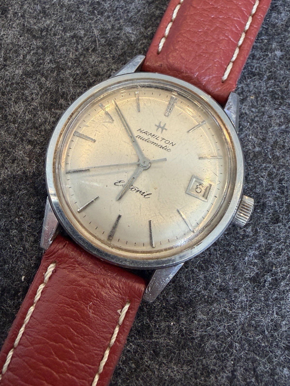 Vintage Estoril watch automatic Hamilton AMAZING 1960's WATCH!! RUNNING! - vintagewatches.pk