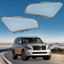 For 2011-2014 Infiniti Qx56qx80 Pair Left Right Headlight Lens Covers For 2011-2014 Infiniti Qx56qx80 Pair Left Right Headlight Lens Covers