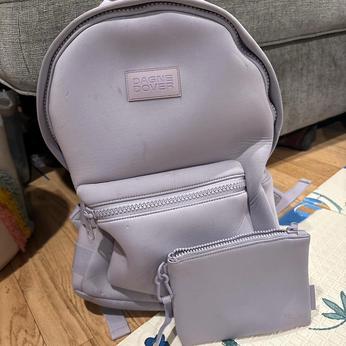 Dagne Dover Small Dakota Backpack — Ash Blue (Discontinued) Totes Dagne: Review: Small Dakota in Heather Gray main image 2