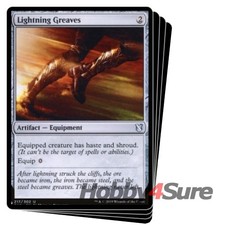 Lightning Greaves (commander 2019) X4 M/NM Magic MTG Mystery Booster/the List
