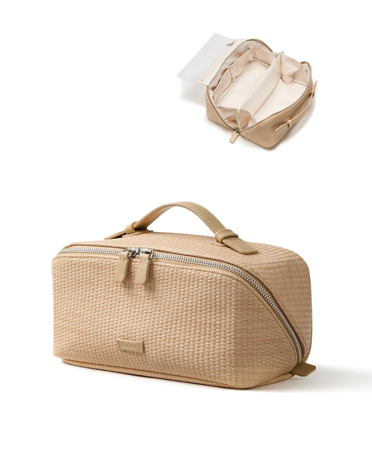 Makeup Bag, Large Capacity Provence Travel Toiletry Bag, Waterproof Cosmetic ...