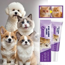 Pet Eye Lube Plus  Hyaluron 15g for Dogs Cats Pet Eye Tear Stain. ;