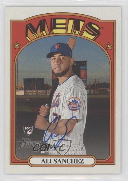 2021 Topps Heritage High Number Real One Auto Ali Sanchez #ROA-AS Auto 0hw6