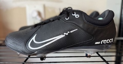 Nike Hyperdiamond 4 Elite Softball Cleats Black White (CZ5917-010) Size 12 NWOB