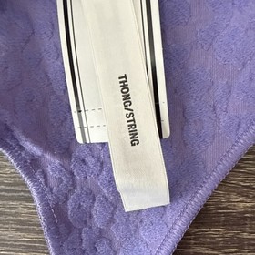 Pink By Victoria&rsquo;s Secret, Large Purple, Leopard Seamless Thong Panties