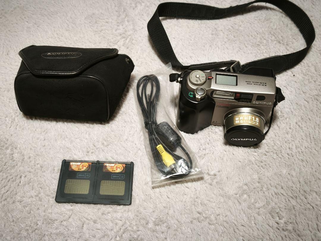 OLYMPUS CAMEDIA C-2040ZOOM スマートメディア付き コンパクトデジタルカメラ：CAMEDIA（キャメディア）C-2040ZOOM