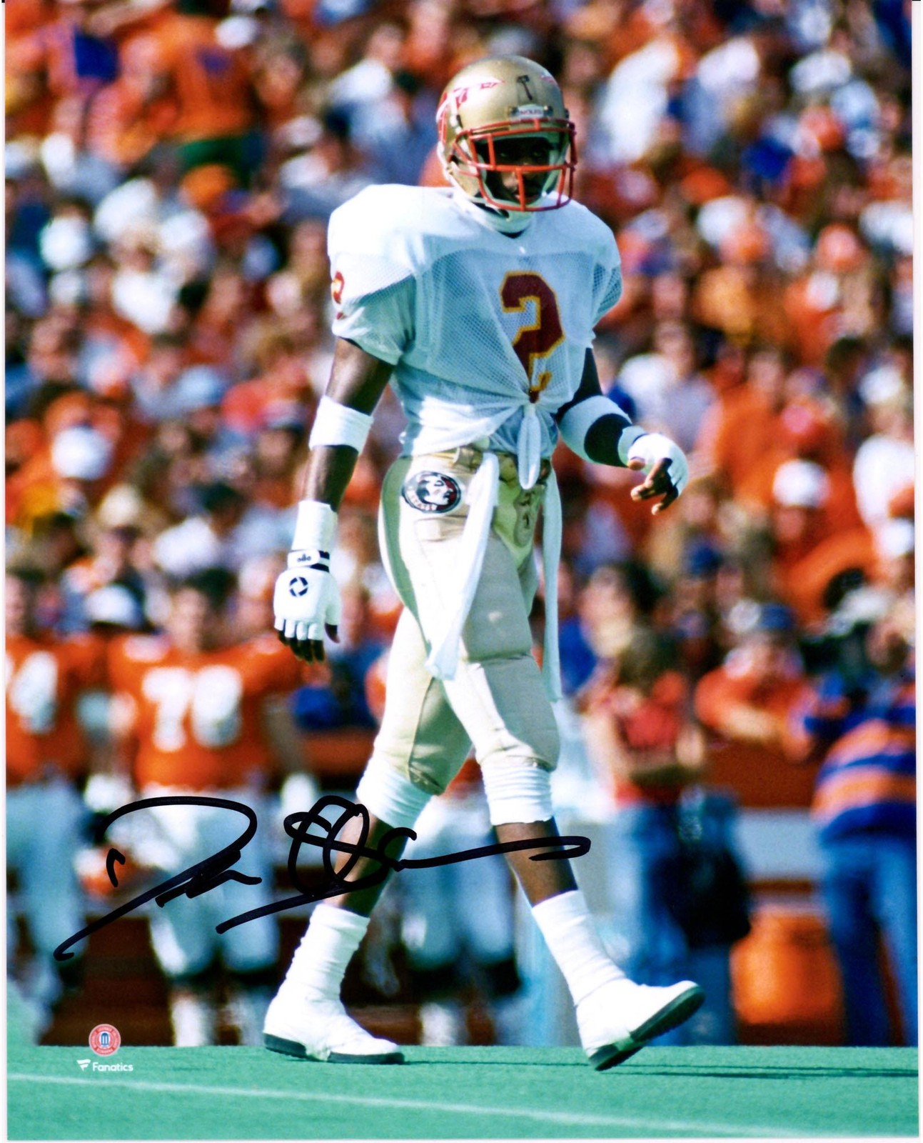 Deion Sanders Autographed Signed Florida State Seminoles Florida State Seminole 8x10 Walking Photo 