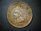 1878 Indian Head Cent Key Date! XF Details Very Rare! Seldom Seen