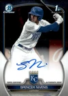 2023 Bowman Draft Spencer Nivens 1st Base Auto Kansas City Royals
