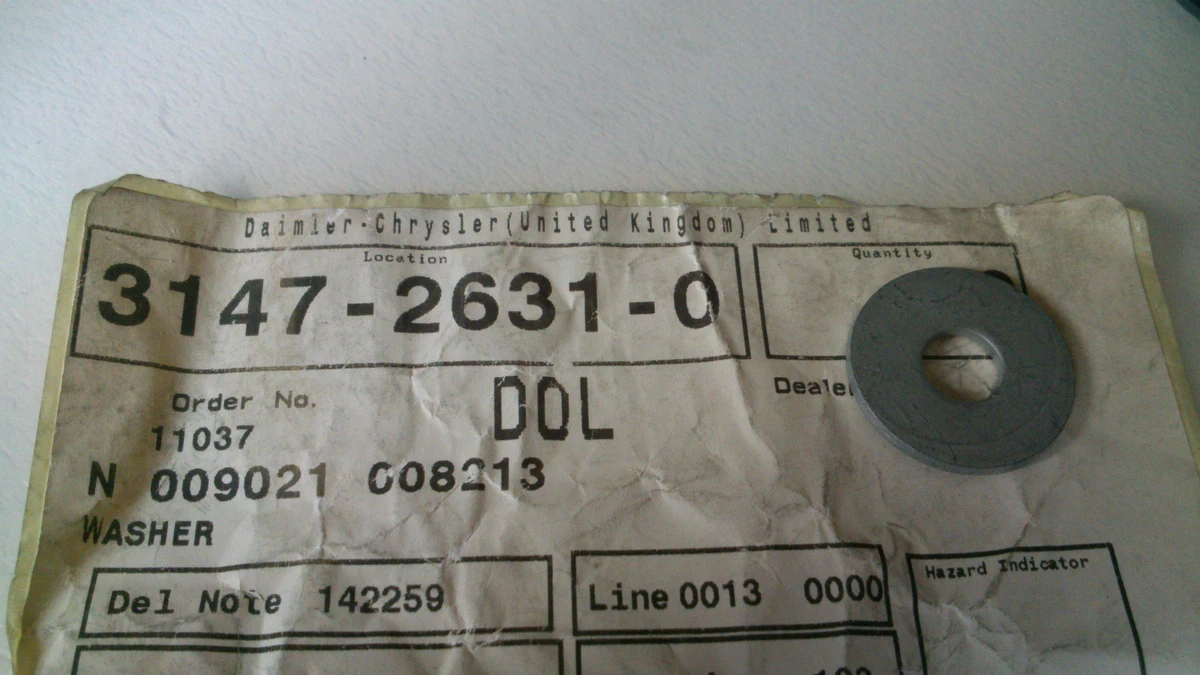 MERCEDES MANY MODELS WASHER (11) NEW GENUINE N 009021008213 | eBay