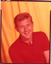 Martin Milner Route 66 star CBS TV stamped Vivid Color Original 5x4 Transparency