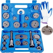 Qnkaa 22pcs Brake Caliper Rewind Tool Kit to Wind Back Front and Rear Disc Brake
