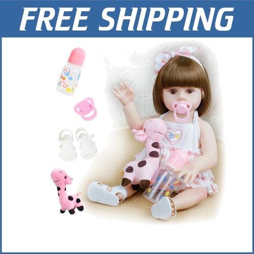 Full Silicone Baby Doll with Adorable Accessories - Perfect for Collectors