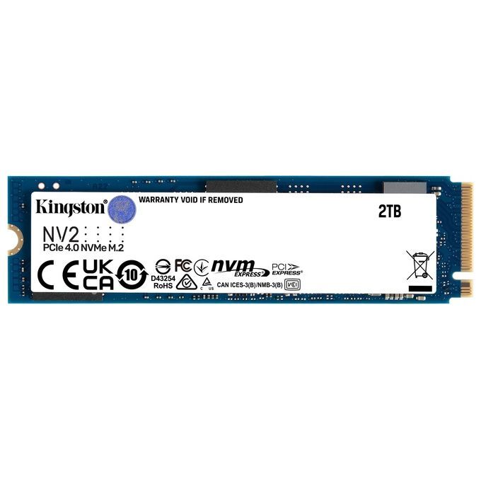 Kingston Technology NV2 M.2 Ssd 2000Gb PCI Express 4.0 NVMe