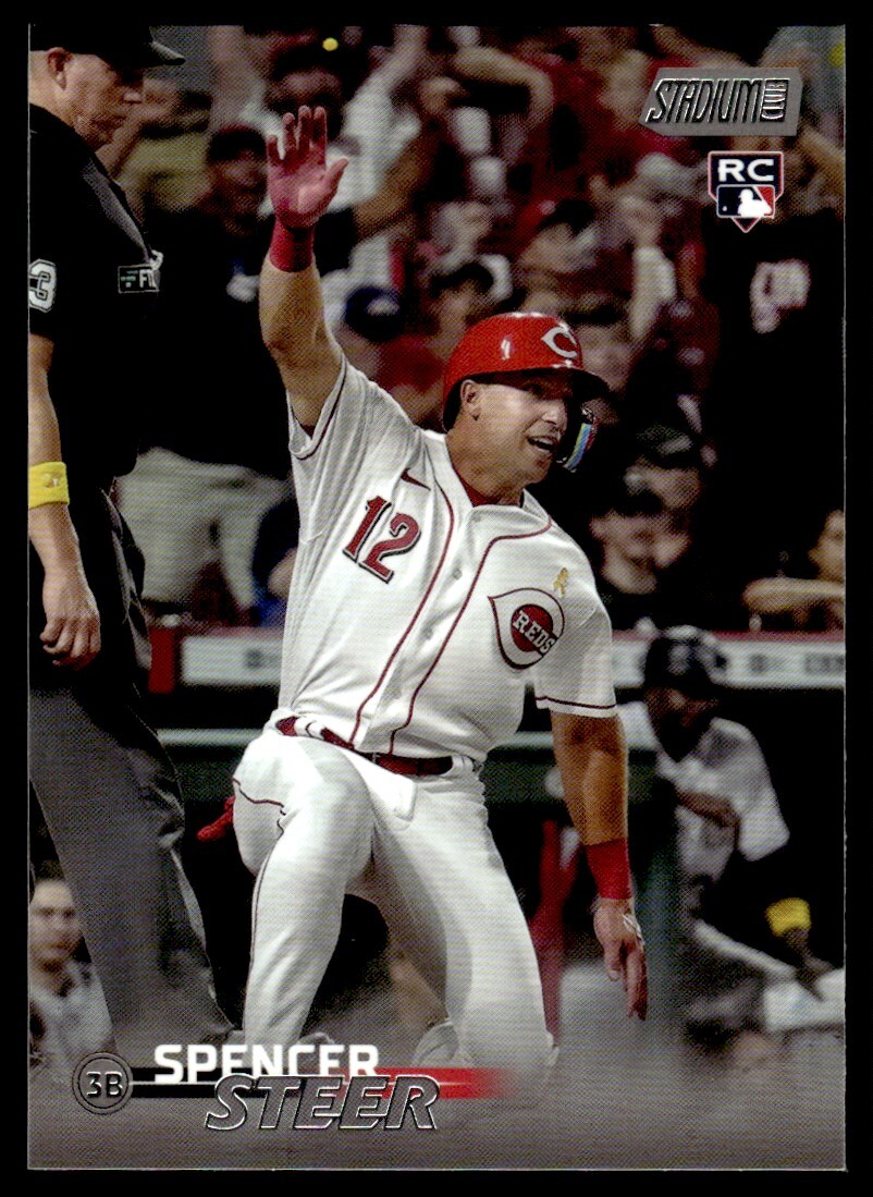 【S♡】 2023 Topps Stadium Club Spencer Steer Rookie Cincinnati Reds