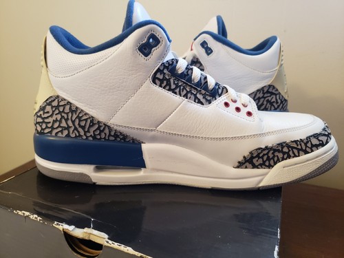 Air Jordan 3 Retro 2009 True Blue - Size 11 - 136064-141 - Picture 5 of 13