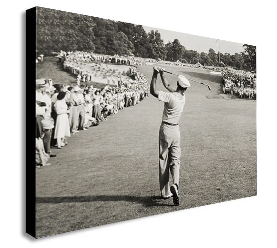 Ben Hogan Famous Golf Shot Canvas Wall Art Framed Print - Various sizes - Image 1 of 3
