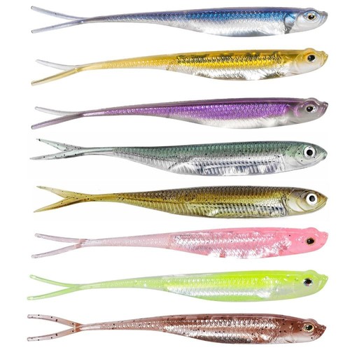 Fish Forked Tail Bait Quality Soft Swimbait Fishing Bait Soft Lure Fishing Lure - Picture 3 of 20