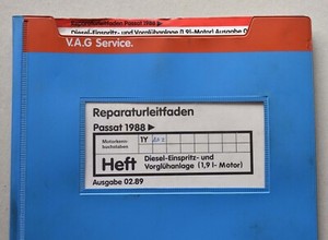 VW Passat 35i (B3), Diesel-Einspritz-/Vorglühanlage, 1.9 l-Motor, Reparatur