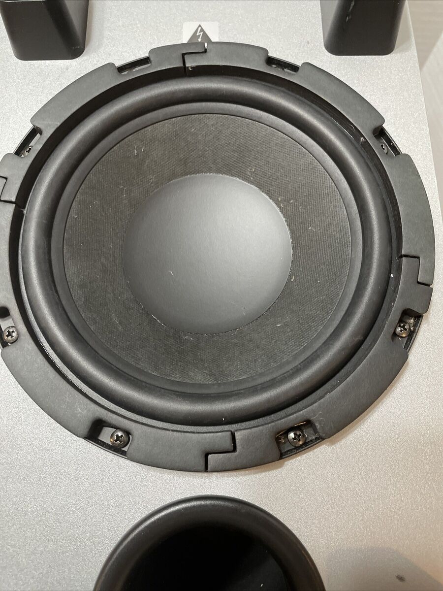 Denon S-101 DSW-S101 Powered Subwoofer Silver Sub Only Denon S-101 DSW-S101 Powered Subwoofer Silver Sub Only