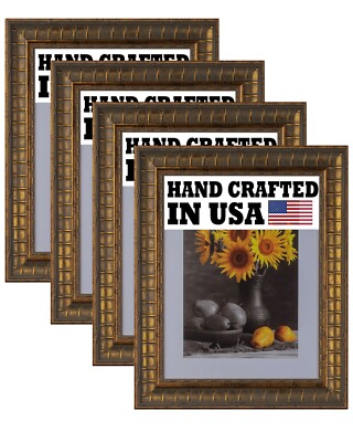4-Pack Custom Picture Poster Frame 3'' Gold Ornate 16x20 24x36 1946-083