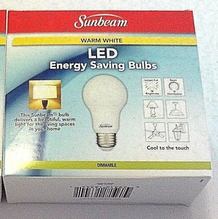 Sunbeam 100W Led Dimmable Light 2 Pack, Energy Star, 1600 Lumens, - Image 3 of 3