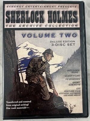 3 Disc DVD Set Sherlock Holmes The Archive Collection Volume Two