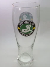 BEER Pils Glass ~ BROOKLYN Brewery ~ NEW YORK ** See STORE for 100s More Glasses