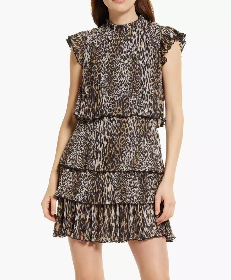 Allsaints leopard store dress