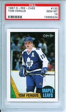 1987 OPC O-Pee-Chee Tom Fergus #120 PSA 10