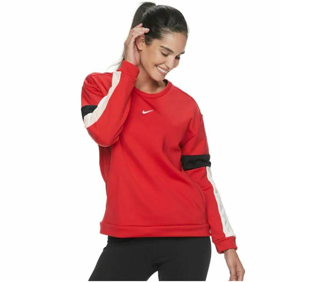 women's nike therma training crewneck sweatshirt