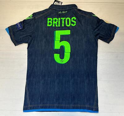 A53 MACRON NAPOLI 2014/15 MAGLIA GARA AWAY MAGLIETTA EUROPA LEAGUE