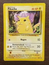 Pokemon Trading Card Game TCG Einzelkarten 1999 Pikachu etc.