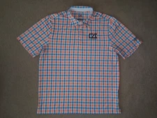 Cutter & Buck CB DryTec UPF 50+ Sun Protection - Men's Plaid Stylish Polo Shirt