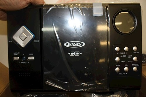 Jensen JEN-JMC-180A Wall Mountable Alarm/CD Player/Music System Remote Black - Picture 4 of 6