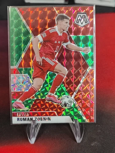 Panini Mosaic Soccer Euro 2020 Choice Red Green Russia Roman Zobnin